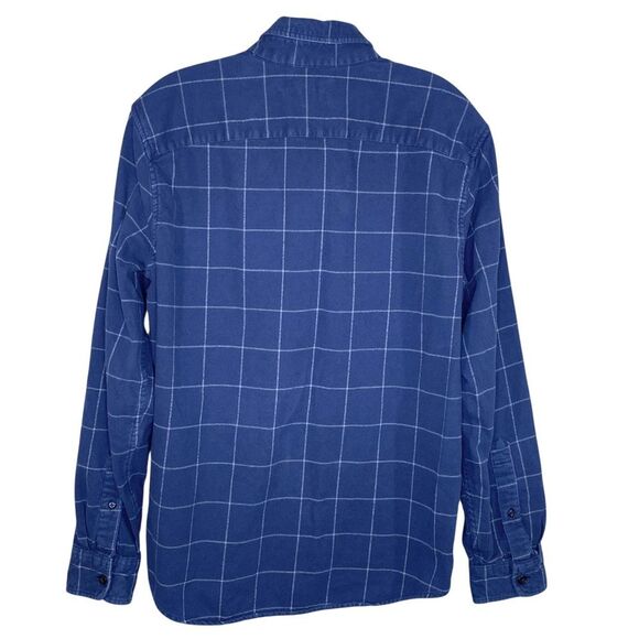 Abercrombie & Fitch Button Down Soft A&F Flannel Mens Size Large Plaid Pattern - Picture 3 of 6